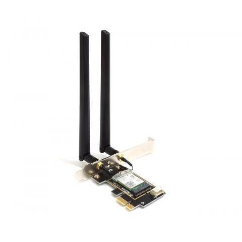 Alfa Wi-Fi 6E PCIe Card with Dipole Antenna