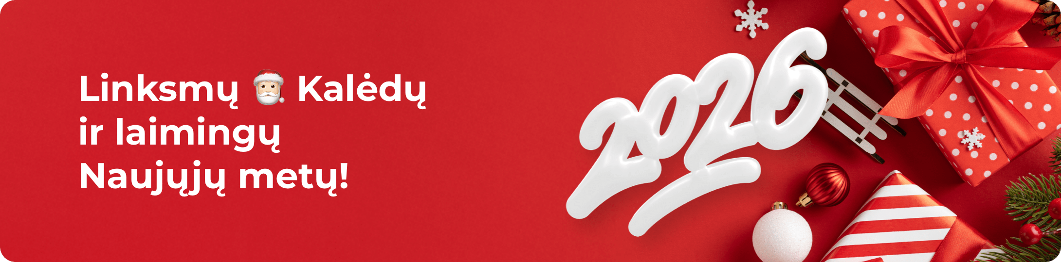 New Year 2026 Banner