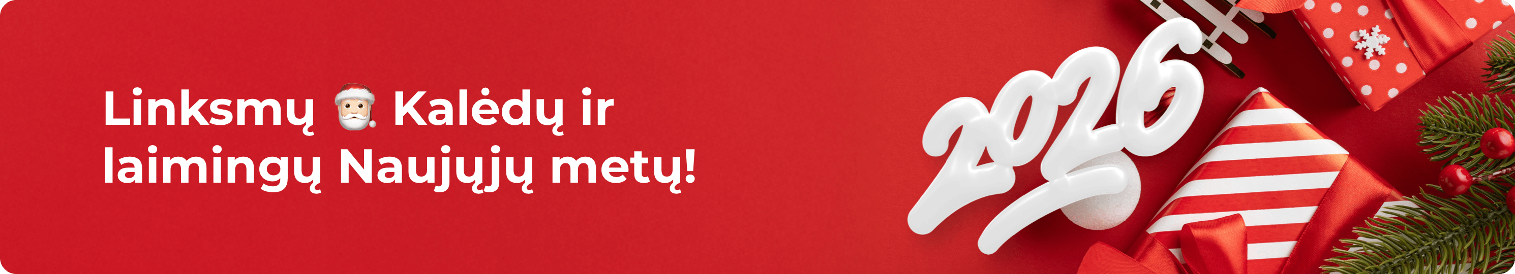 New Year 2026 Banner